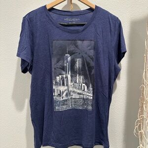 Aeropostale Blue Graphic Tee for Women NWOT